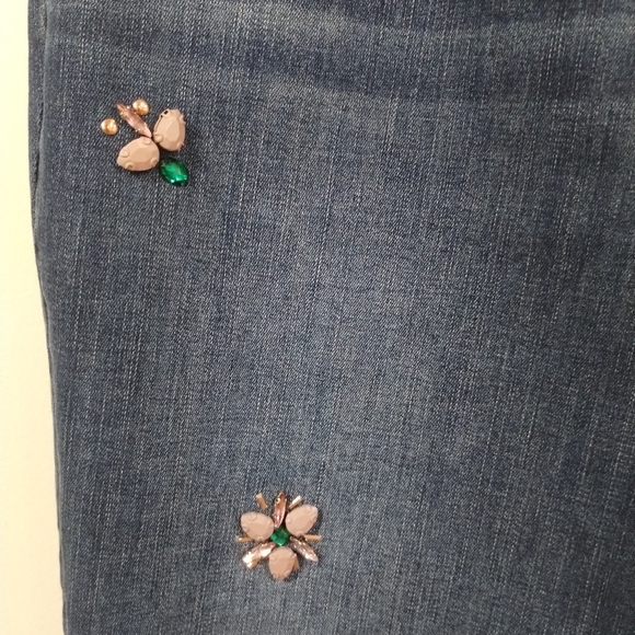 Chico,S Decorative Blue Denim Jeans 👖 - Picture 3 of 7